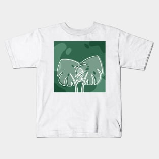 Monstera Plant Kids T-Shirt